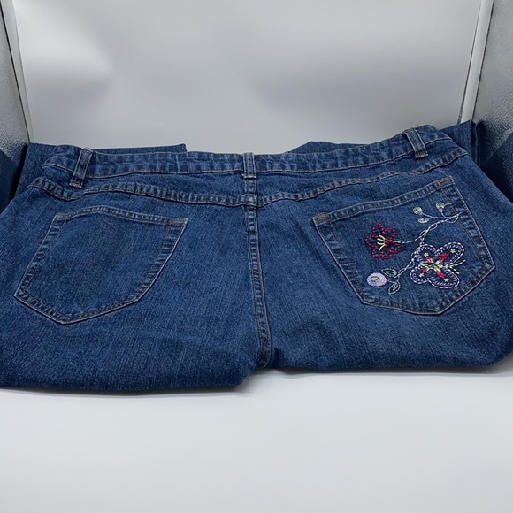 Vintage Northern Reflections Floral Butterfly Floral Embroidery Woman’s … - Picture 8 of 13